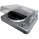 Ion Audio TTUSB 10 Vinyl Recording USB Turntable with Audacity Software, Dust Cover and Analog Stereo Input (Discontinued by Manufacturer)