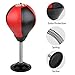Cyrus Desktop Punching Bag Stress Buster Ball Stress Relief Toys with Pump for Office Home Kids Adults (Black/Red)