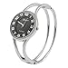 Geneva Platinum Polished Bangle Women's Watch