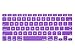 Kuzy Keyboard Cover Compatible with Pro 13 15 17 inch and Air 13.3 inch Silicone Skin Protector, Purple