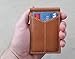 Andar The Baron Mens Leather Money Clip, Front Pocket Minimalist Card Holder RFID Blocking Wallet Full Grain Leather with Bi-Fold Cash Clip