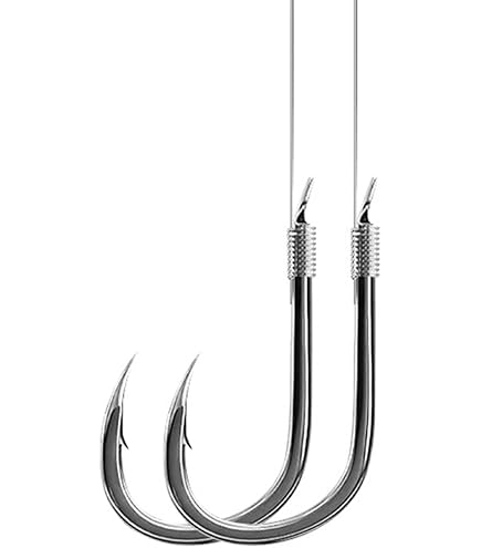 Amazon.com : Brad's Hand Tied Leader -, 10 lb, 2/0 Barbed Hook : Fishing  Leader Rigging : Sports & Outdoors