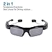 Bluetooth Sunglasses OldShark® V4.1 Bluetooth Headphones Sports Sunglass for Smartphones and All Bluetooth Device with 2 Pair Lens(Polarized+Yellow)