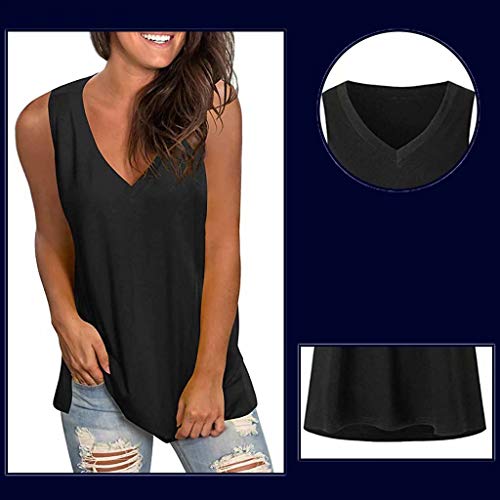 4 Womens+Sleeveless+Casual+Summer+Shirts