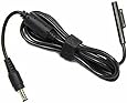 Surface Pro 4 DC Charging Cable (Fit Intel core i5 / i7 Only), Threeeggs DC Plug Charging Cord Power Supply for Microsoft Surface Pro 4 Intel Core i5 / i7 Tablet Computer (DC Cable) (DC Cable)