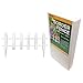allFENZ White Vinyl Picket Border Fence 12