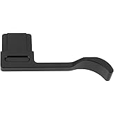 Briny River 1PC Oxidized Aluminum Alloy Thumb Up Hand Grip Compatible with Sony Alpha 7CII 7CR ILCE-7CII Cameras Hot Shoe Rest Stabilizer Accessory Black