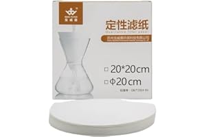 Qualitative Filter Paper Laboratory Research Filter Membrane Circular Oil Detection Filtration Paper Diameter 200 mm 100 Circ