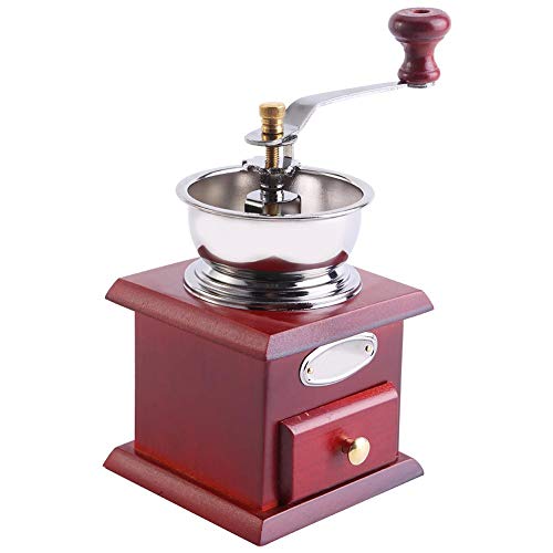 Kaffeemühle,Jadpes Handkaffeemühle, Kaffeebohne Handmühle Espresso mit einstellbarem Mahlwerkzeug für Home Kitchen… – Bild 3