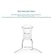 StonyLab Glass 500ml Heavy Wall Single Neck 1 Neck Round Bottom Flask RBF, with 24/40 Standard Taper Outer Joint – 500ml