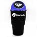 Zone Tech Portable Mini Car Garbage Can - Classic Black and Blue Premium Quality Black Universal Traveling Portable Car Trash Can