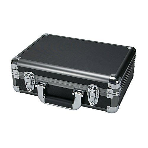 SRA Cases EN-AC-RB-340 Gun Metal Aluminum Hard Case13.4 x 9.5 x 4.7", Grey