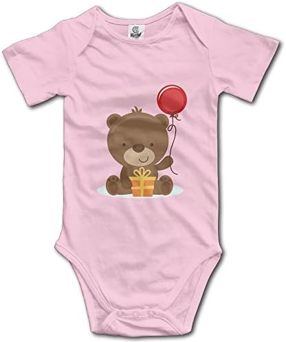 Birthday Bear Lovely Baby Climbing Clothes Bodysuit For 0-24 Months
