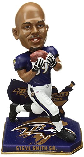 NFL Baltimore Ravens Steve Smith Unisex Smith S. #89 Nation Bobble, One Size