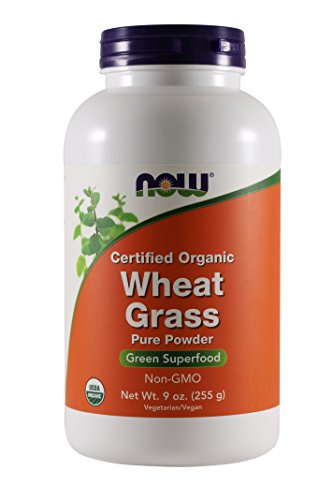 Now organic wheat grass powder,9-ounce