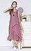 FEESON Women's Casual Double Layers Irregular Loose Sleeveless Cotton Linen Dress