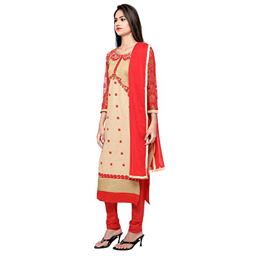 florence women's chanderi cotton salwar suit dupatta material (sb-2469-vr)