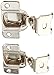 Amerock | Concealed Cabinet Hinge | 1-1/4 inch (32 mm) Overlay Hinge | Nickel | 2 Pack | Self-Closing Hinge | Cabinet Door Hinge