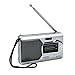 WiseField Portable AM/FM Radio World Receiver, Silver