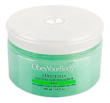 Obey Your Body Original Dead Sea Exfoliating Body Salt Scrub Kiwi Fragrance 300ml