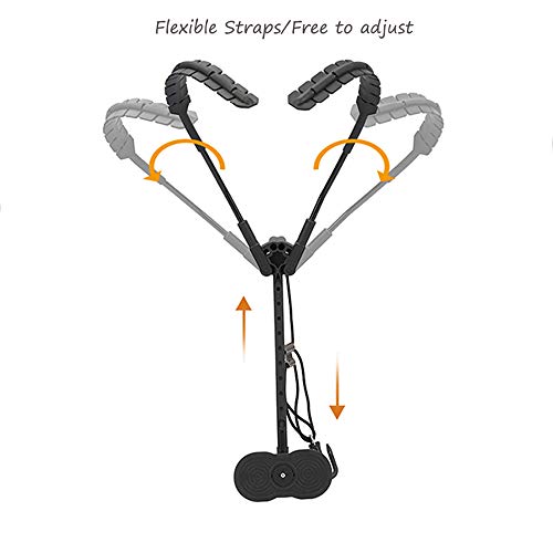 YUSDP 2 PCS Saxophone Strap of Harness, Adjustable Neck Strap, Highly Reduces Neck Pain, Three-Point Support - Adjustable Sizes, for Bass Tenor Alto Saxophone