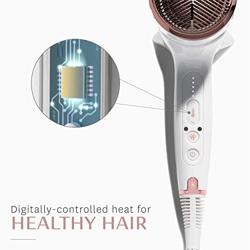 T3-Cura-LUXE-Hair-Dryer-Digital-Ionic-Professional-Blow-Dryer-Frizz-Smoothing-Fast-Drying-Wide-Air-Flow-Volume-Booster-Auto-Pause-Sensor-Multiple-Speed-and-Heat-Settings-Cool-Shot