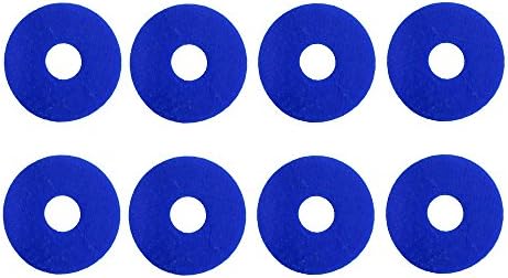 Bastens Blue Round Body washers 8-Piece for 1/10 Scale RC car & Truck Compatible with Traxxas 1815 Losi HPI Axial Wraith SCX10