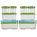 Rubbermaid LunchBlox Sandwich Kit, Green, Pack of 2
