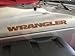 Jeep Wrangler WRANGLER 2 color Vinyl Hood Decal Emblem 1 pair