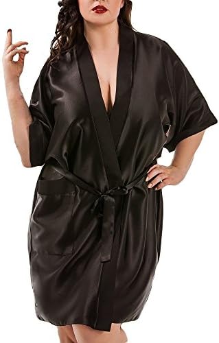 TWIFER Bathrobe for Women, Women Solid Bath Robe Midi Dressing Gown Bride Bathrobe Sales! Lady Nightwear Robe Loungewear Homewear Bathrobe
