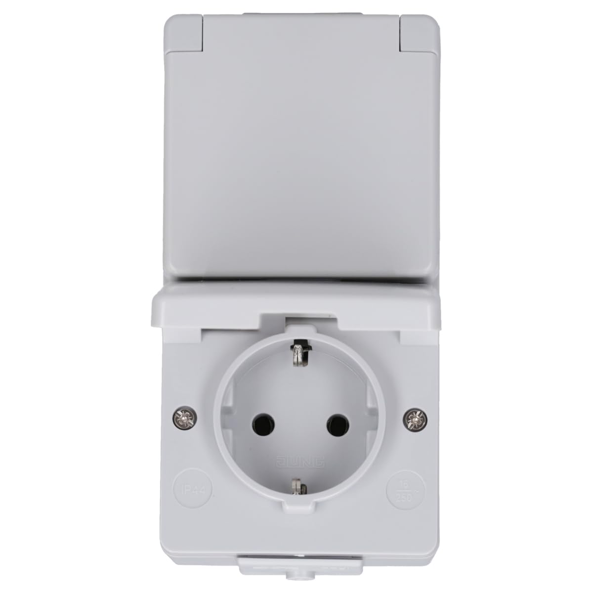 Jung 622 W SCHUKO double socket-outlet