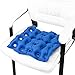 HAJIMSIU Medical Inflatable Square Air Seat Pad Cushion Adjustable Firmness & Easy Inflation for Wheelchair Sitting, Car, Office, Bed Sores, Chairs, Back Tailbone Support, Pain and Pressure Relief