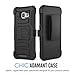 Galaxy A3 Case, MoKo Shock Absorbing Hard Cover Ultra Protective Heavy Duty Case with Holster Belt Clip + Built-in Kickstand for Samsung Galaxy A3 4.7
