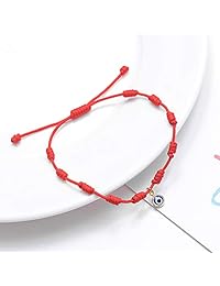 Tarsus Handmade Evil Eyes Bracelet Adjustable Ojo Turco Kabbalah Red String Amulet Nazar Braclets for Family Bestfriend Women Men Girls 3 Pcs