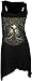Spiral Womens - Oak Queen - Goth Bottom Camisole Dress Black