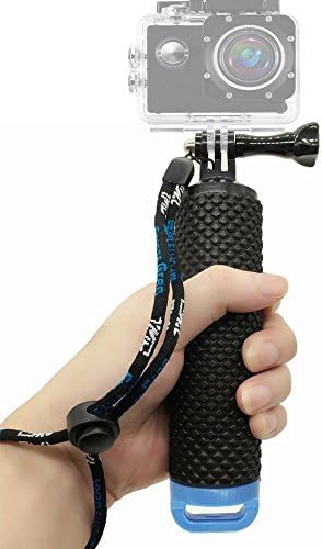 Waterproof Floating Hand Grip (Floating Pole & Handle & Diving Monopod & Floating Stick)compatible with all GoPro Cameras Hero 4 Session Black Silver Hero 2 3 3+ 4 5 (Blue)