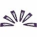 Plum Ribbon Hair Clips. 6 per pack. Hair Accessories for woman, girls and toddlers