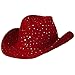 Glitter Cowboy Hat - Red