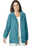 Women's Plus Size Nylon Jacket, Zip Front Style