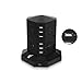 Tower USB Surge Protector Power Strip with 8 AC Outlets and 6 ports USB Chargers Black Jiachan