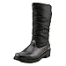 Weatherproof Sari Women Round Toe Synthetic Black Snow Boot