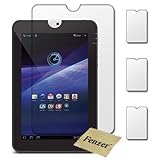 3 Pack Fenzer Clear Screen Protectors for Toshiba Thrive 10.1 inch Tablet Transparent LCD Touch Screen Film Guard Cover Shields with Cleaning Cloth