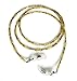 Silk Rose Women’s Eyeglass Beaded Chain and Badge Holder for IDs and Cards, Gold