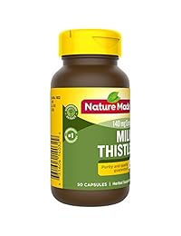 Nature Made Extracto de Cardo Mariano estándar, 140 mg, 50-Count