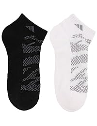 adidas Kids '- Calcetines de corte bajo acolchados para niños   niñas estilo tigre (6 pares), Negro