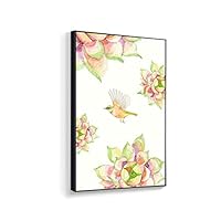 Framed Canvas Home Artwork Decoration Succulent Plant Canvas Wall Art for Living Room, Bedroom - 16x24 inches