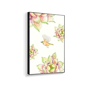 Framed Canvas Home Artwork Decoration Succulent Plant Canvas Wall Art for Living Room, Bedroom - 16x24 inches