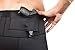 Graystone Mens Concealed Carry Holster Compression Shorts Concealment Tactical Clothing Two Pockets (Black, Medium)