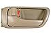PT Auto Warehouse TO-2469E-LS - Inside Interior Inner Door Handle/Trim, Beige/Tan - Driver Side