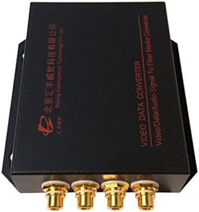 4 Channels Hi Fi Audio Fiber Optical Media Converter Transmitter Receiver 1Pair